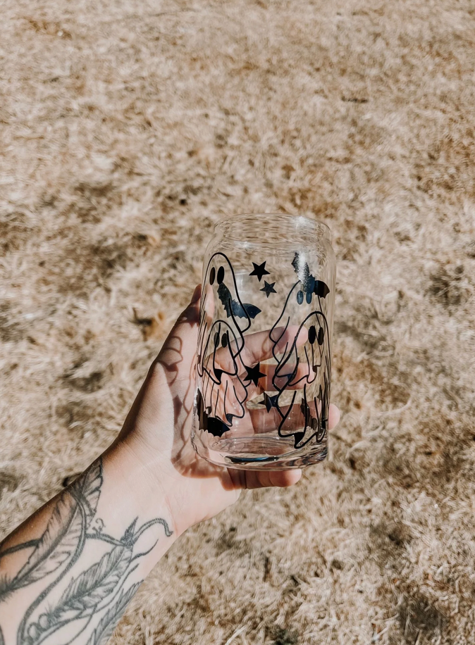 ghost + bat glass