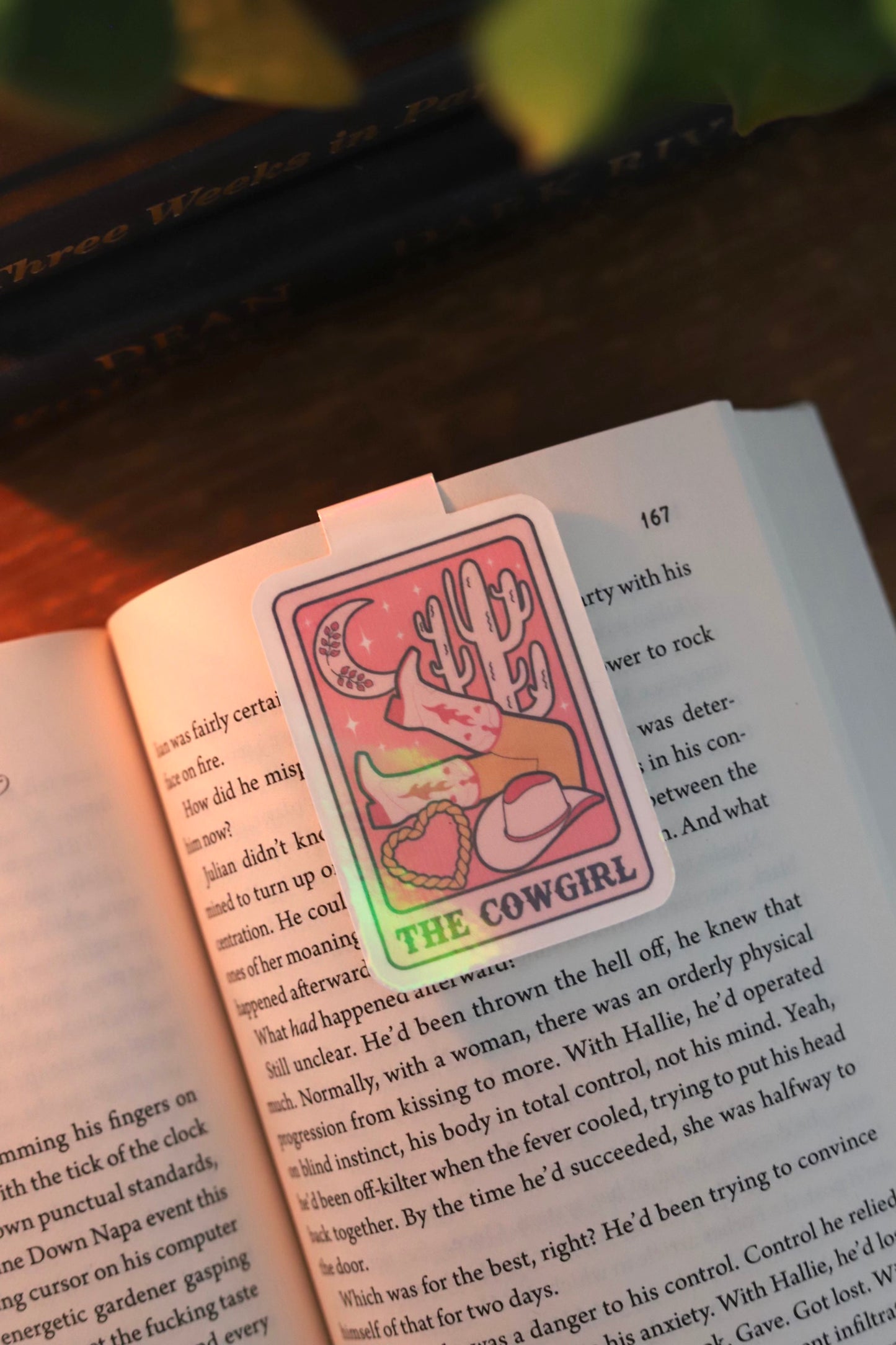 the cowgirl magnetic bookmark