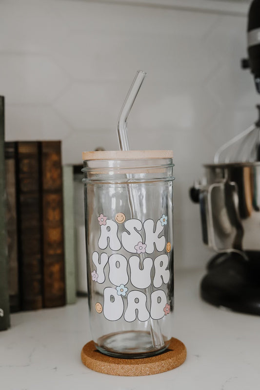 ask your dad 24oz glass bundle