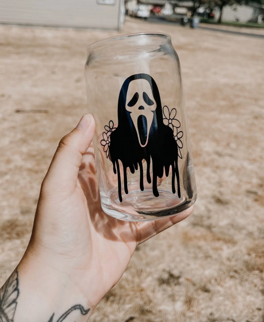 ghost face glass