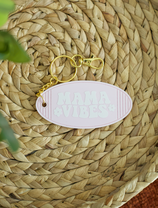 Pink Mama Vibes Acrylic Keychain