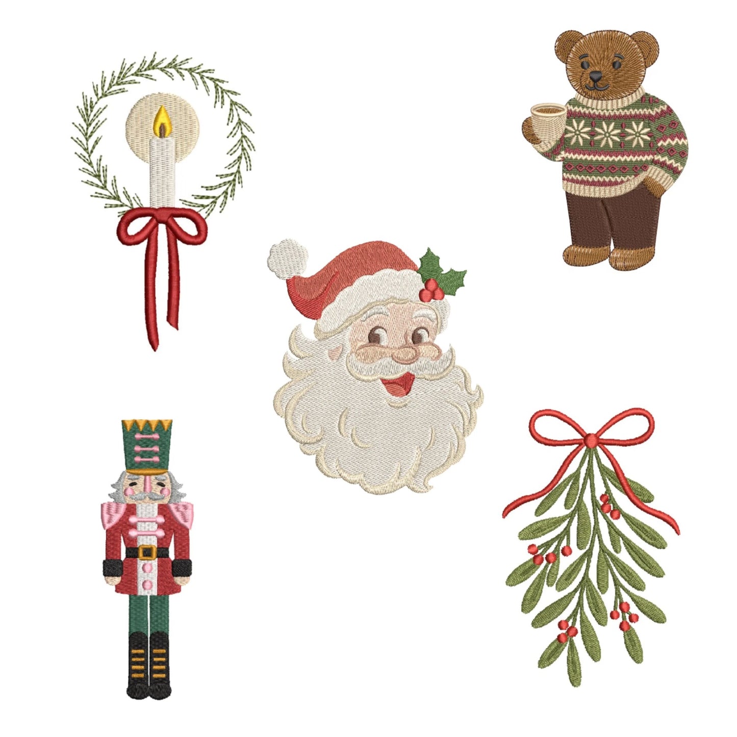 Christmas Embroidered Wall Hanger